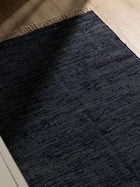 Teppich aus recyceltem Material Tom Dunkelblau