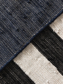 Rug made from recycled material Tom Black/White