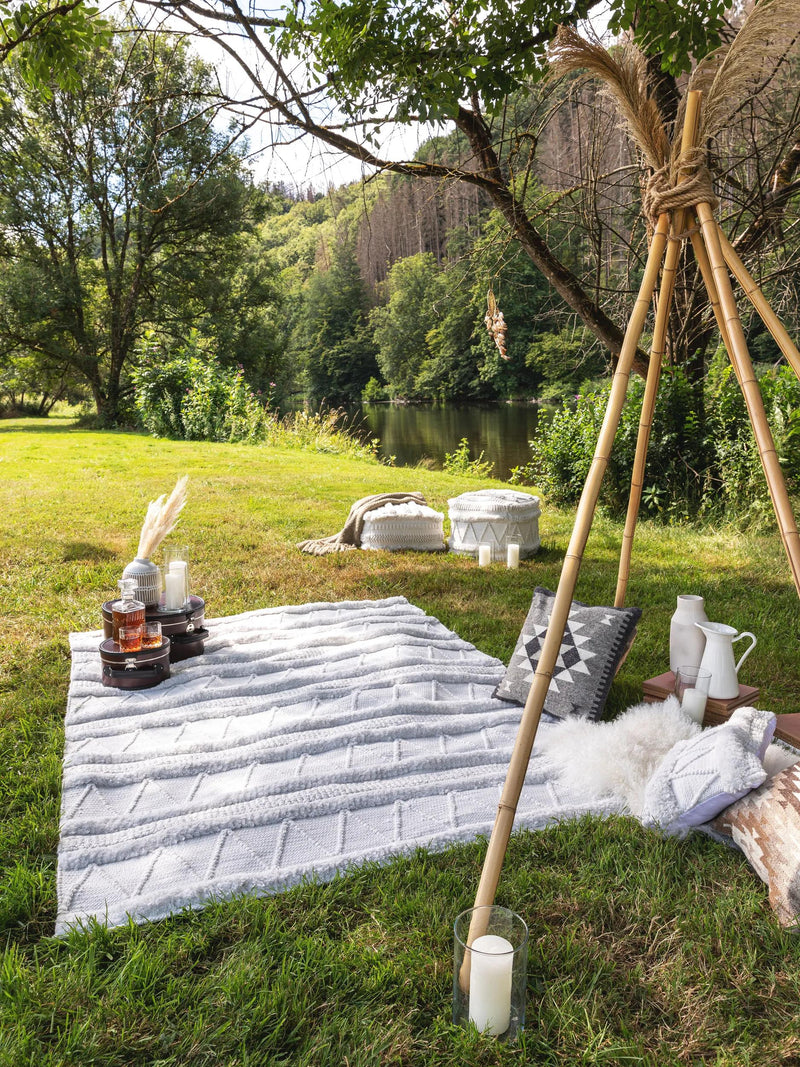 Rug made from recycled material Toni Ivory