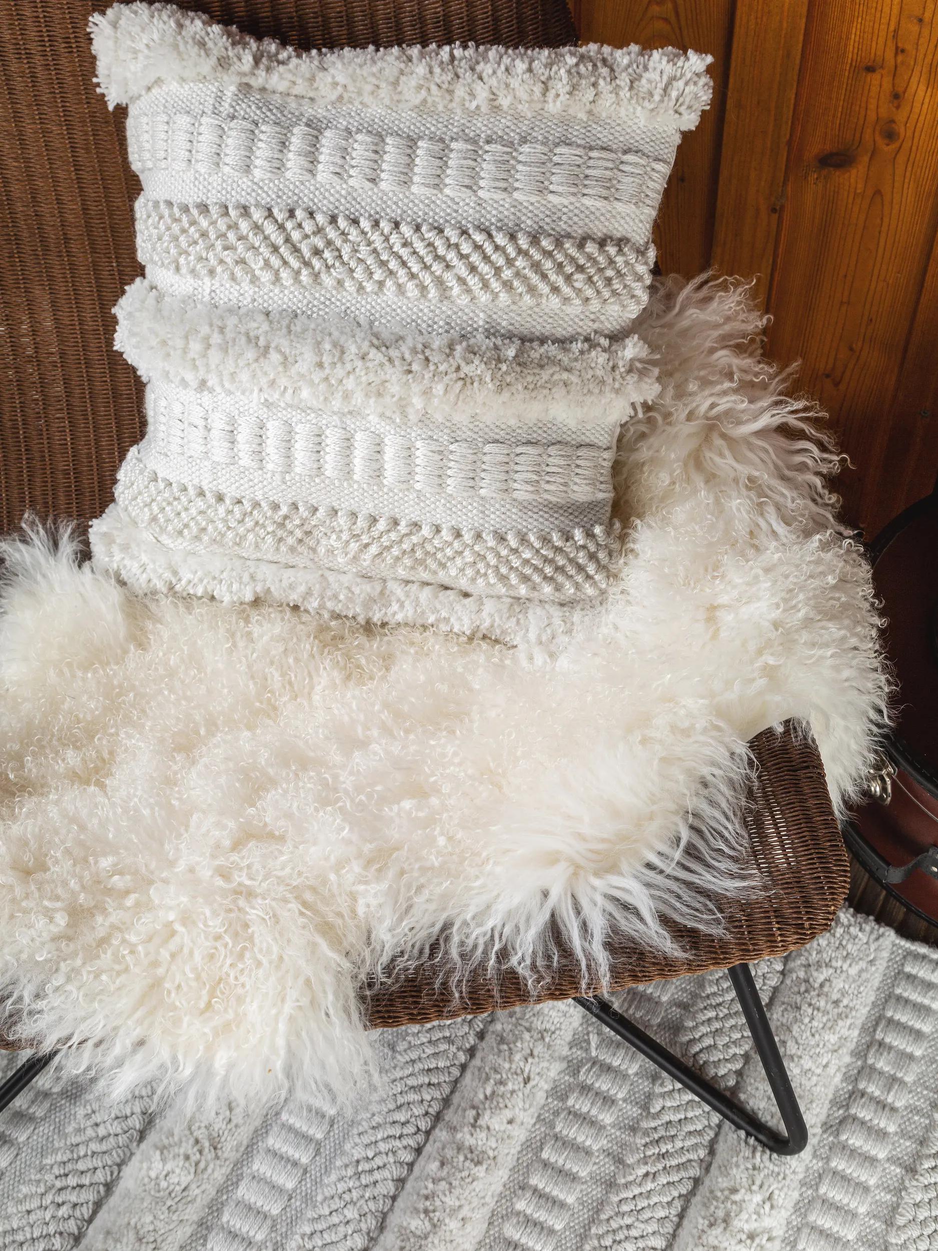 In- & Outdoor cushion cover Toni Ivory