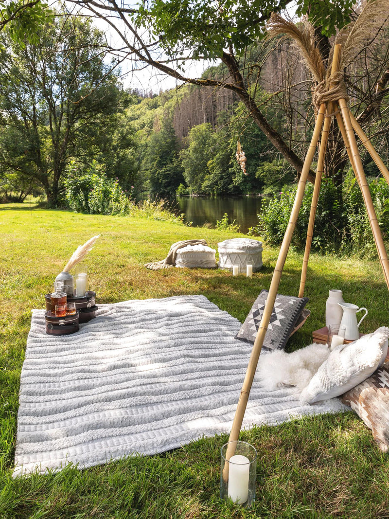 Rug made from recycled material Toni Ivory