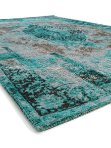 Flat Weave Rug Tosca Turquoise
