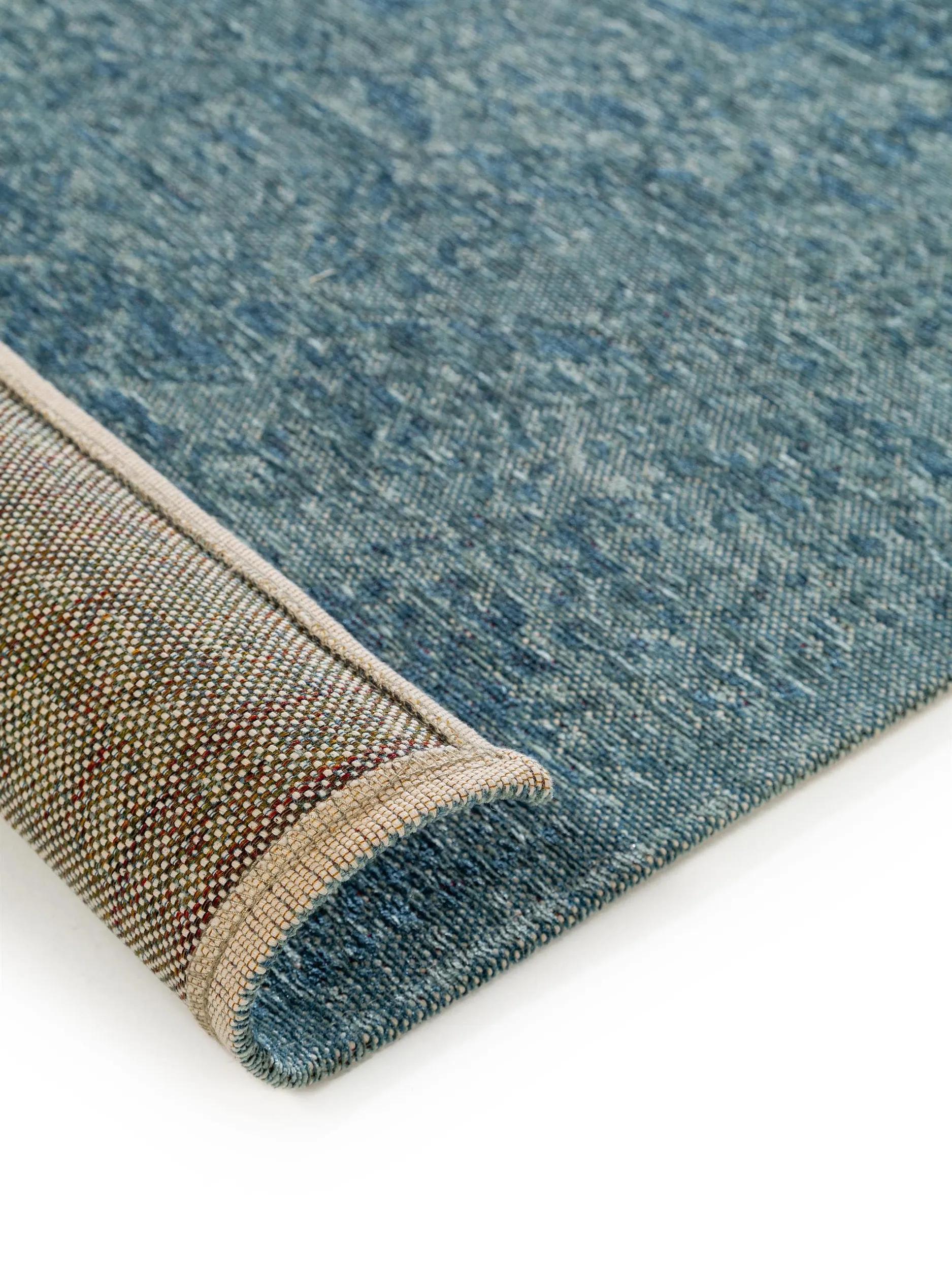 Flat Weave Rug Tosca Blue