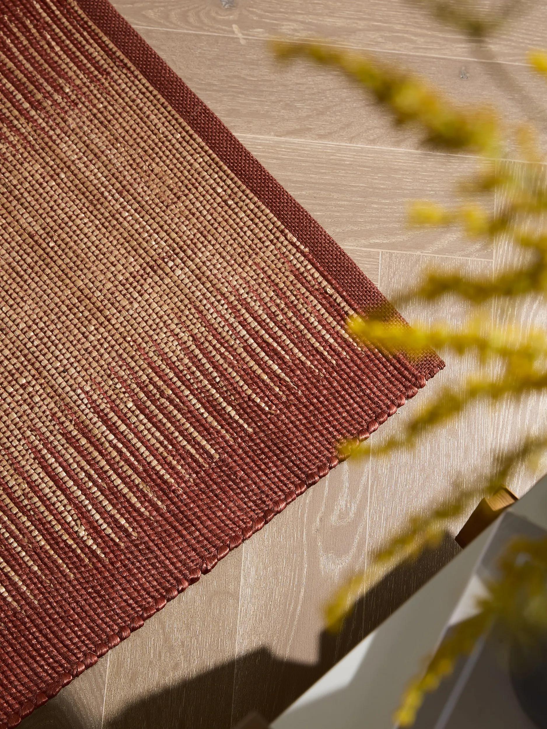 Jute Rug Tulsi Terracotta