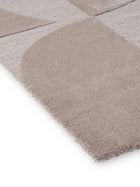 Wool Rug Twinset Mural Taupe