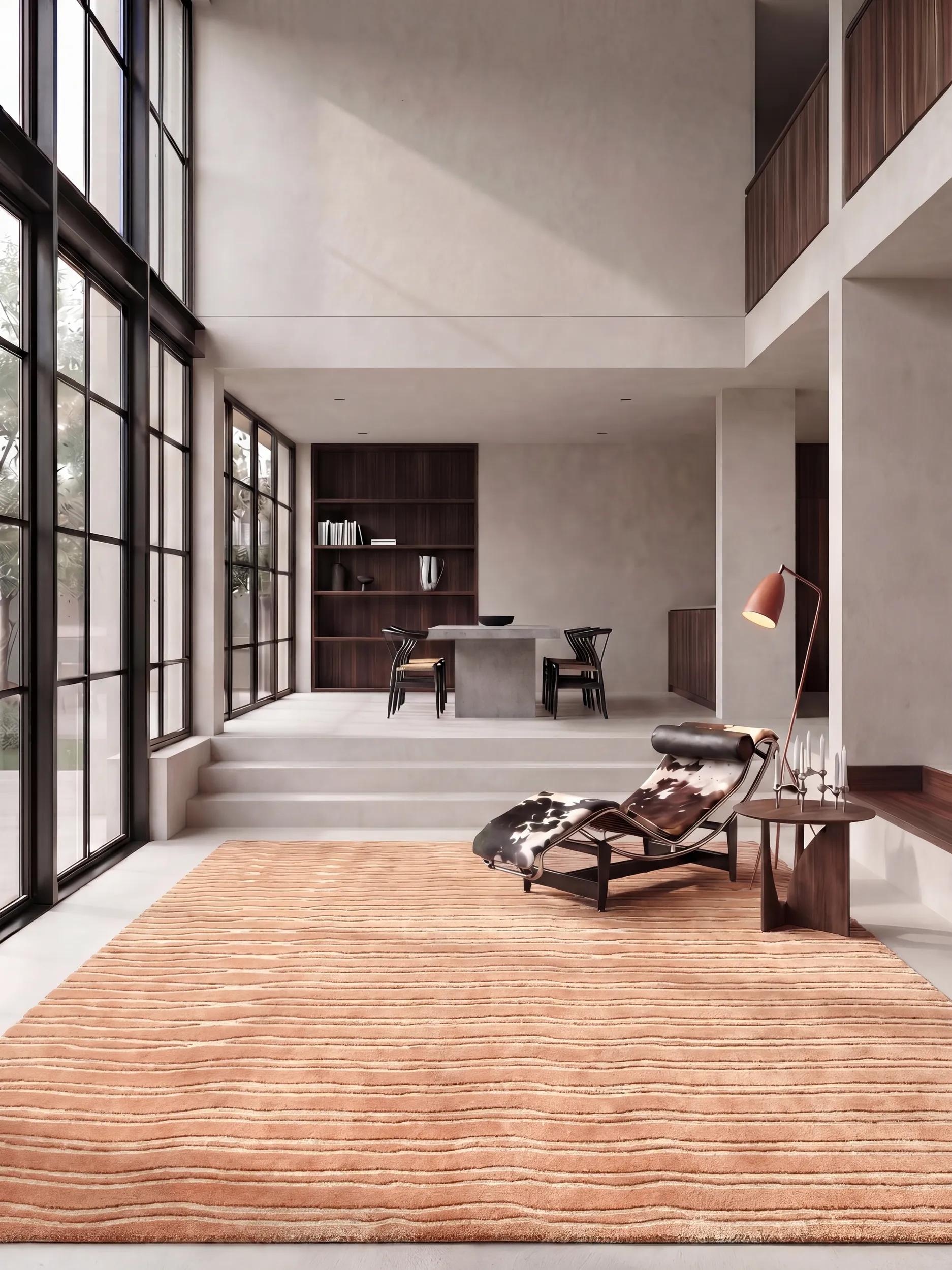 Wool Rug Tycho Terracotta