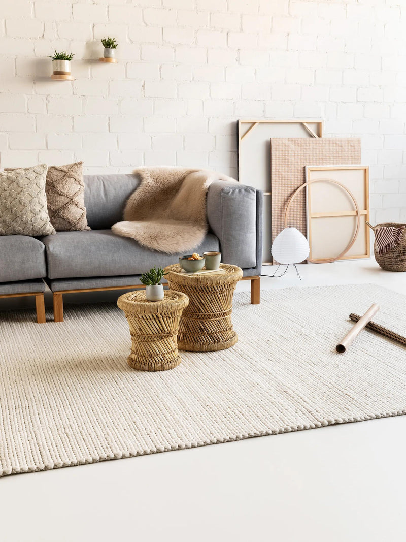 Wool Rug Uno Cream