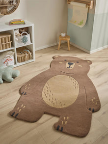Kids Rug Urs Brown