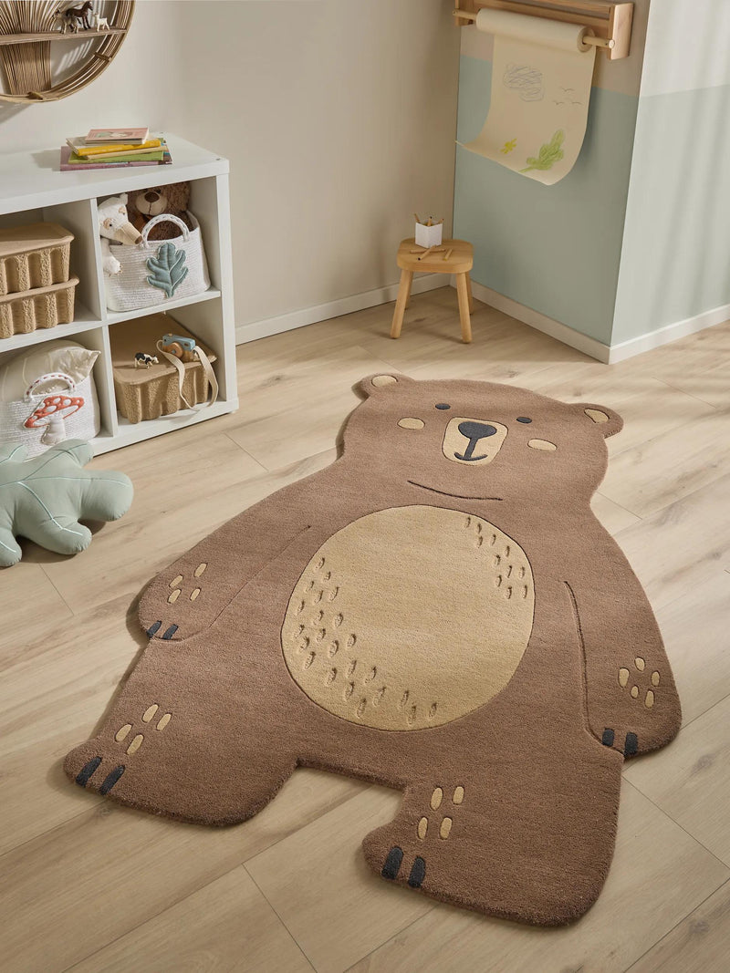 Kids Rug Urs Brown