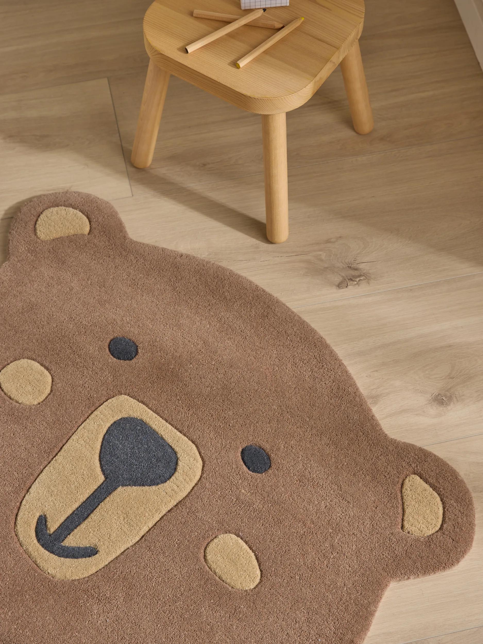 Kids Rug Urs Brown