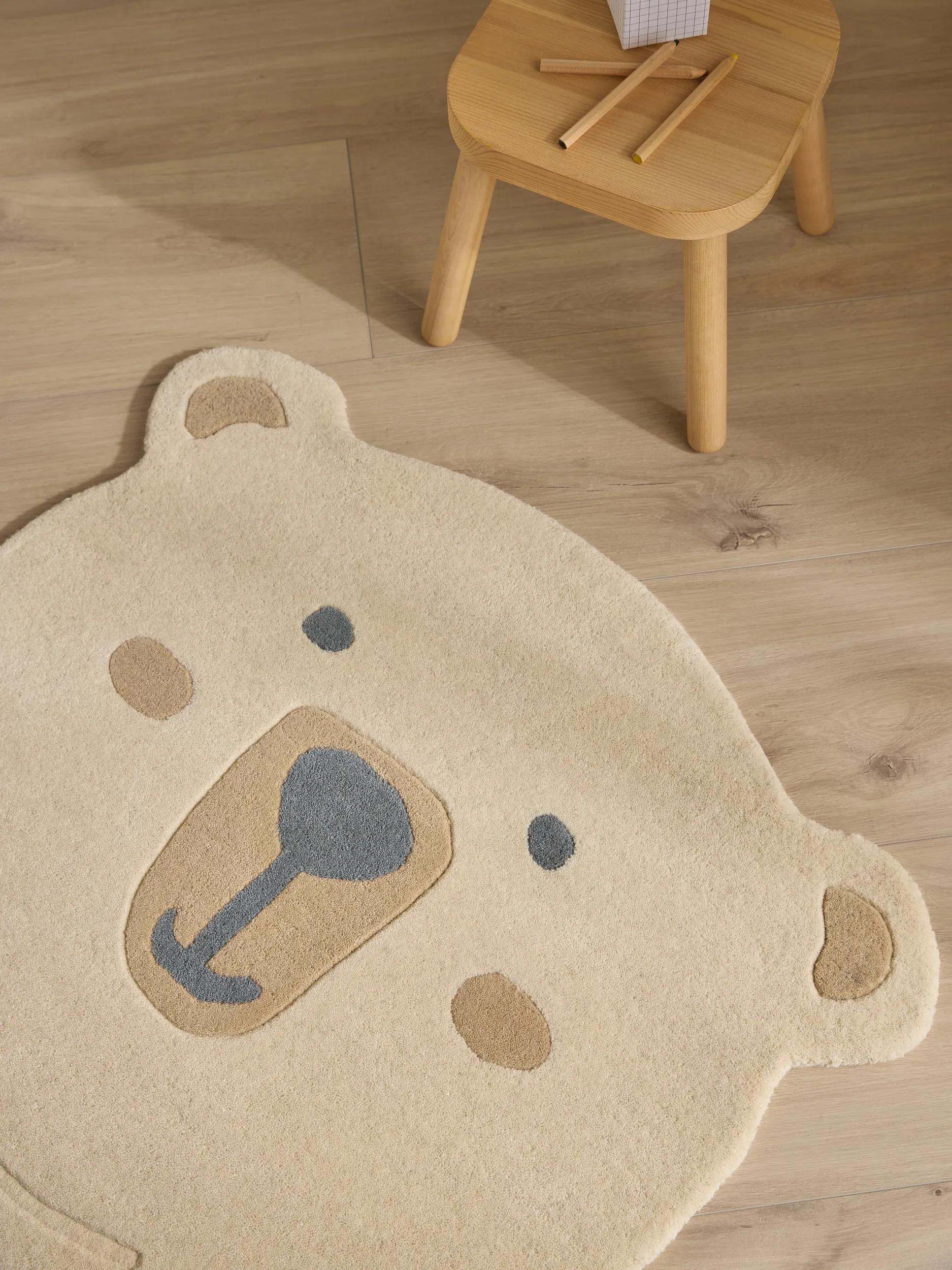 Kids Rug Urs White