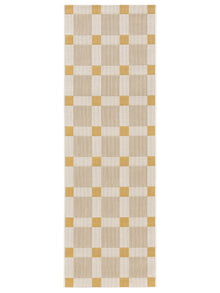 In- & Outdoor Runner Vega Beige/Yellow
