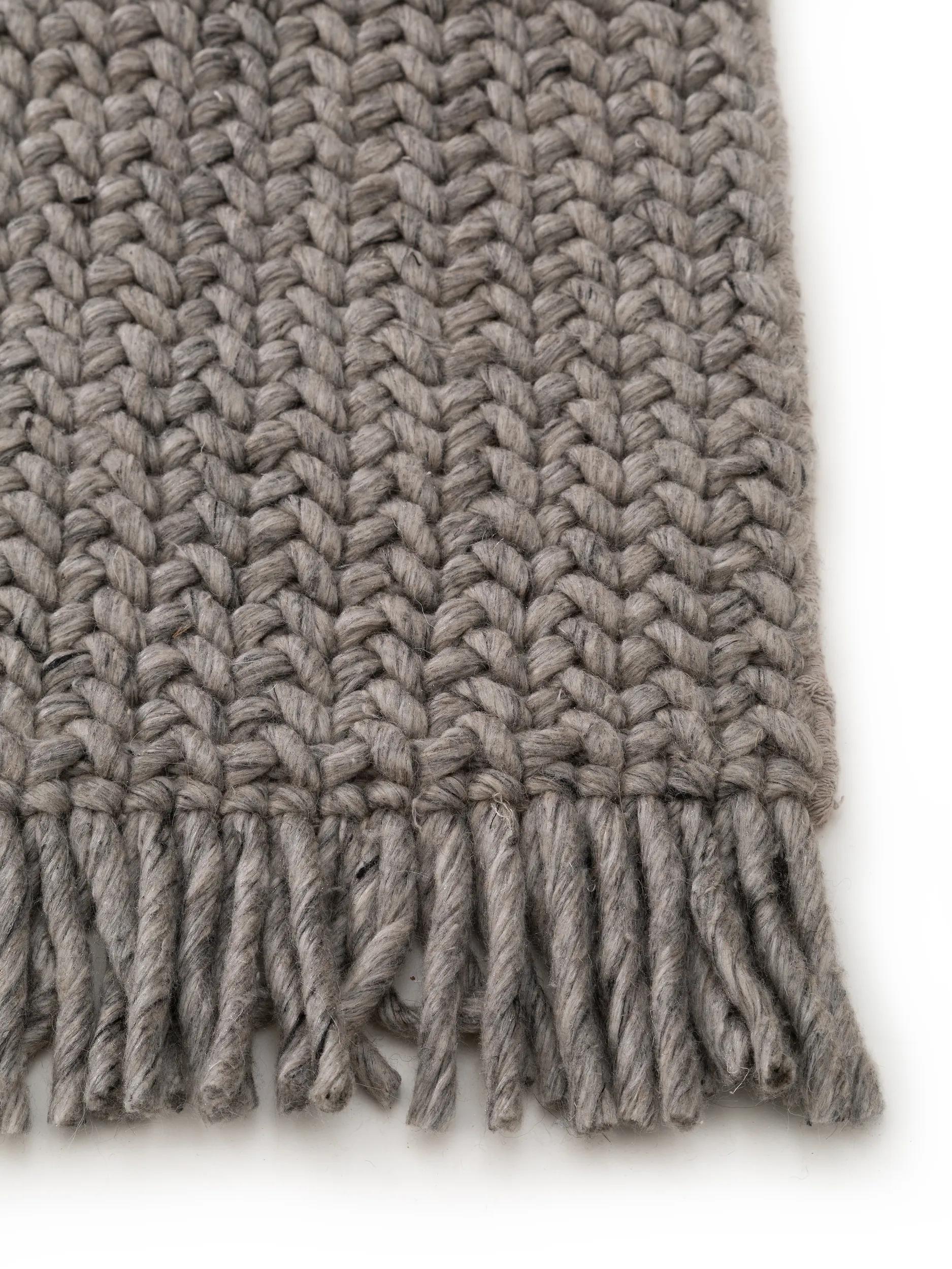 Wool Rug Velma Grey