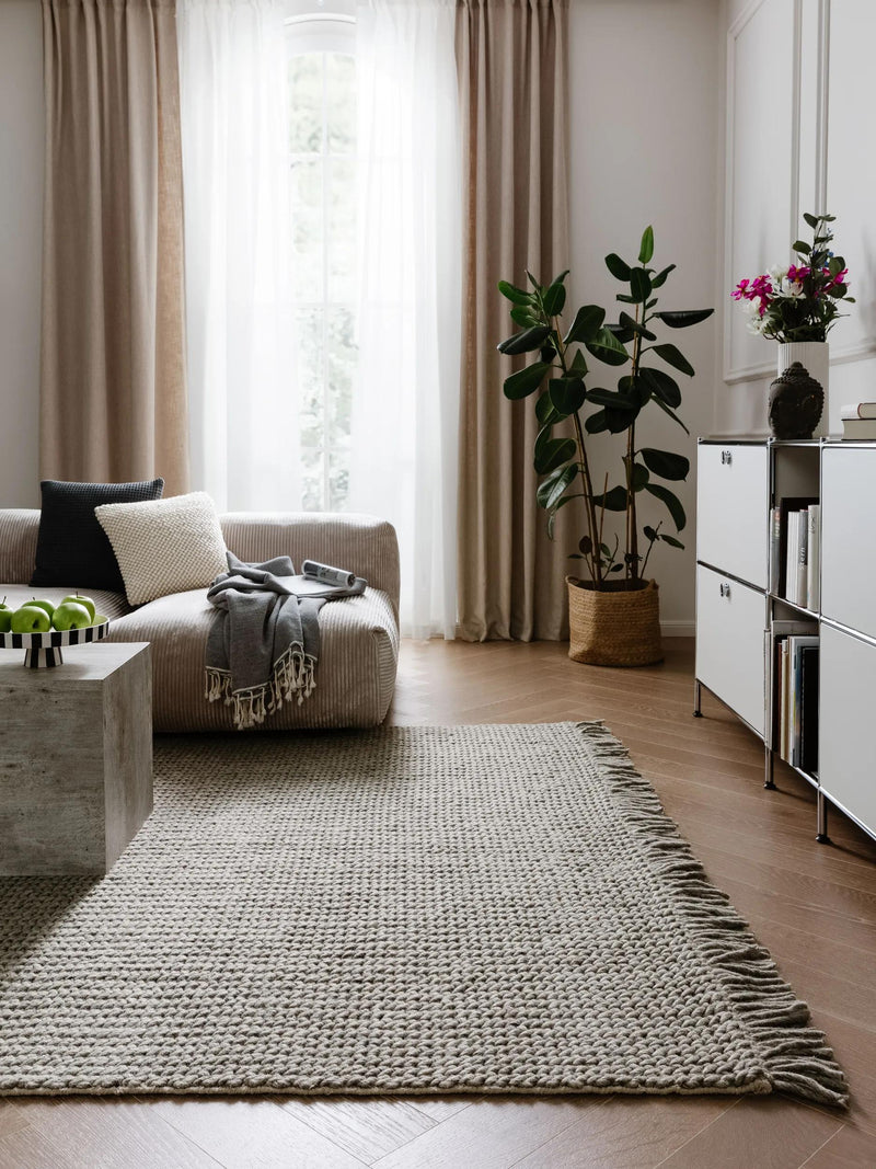 Wool Rug Velma Grey