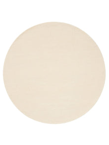 Round Wool Rug Vera Cream
