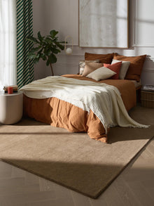 Wool Rug Vera Brown