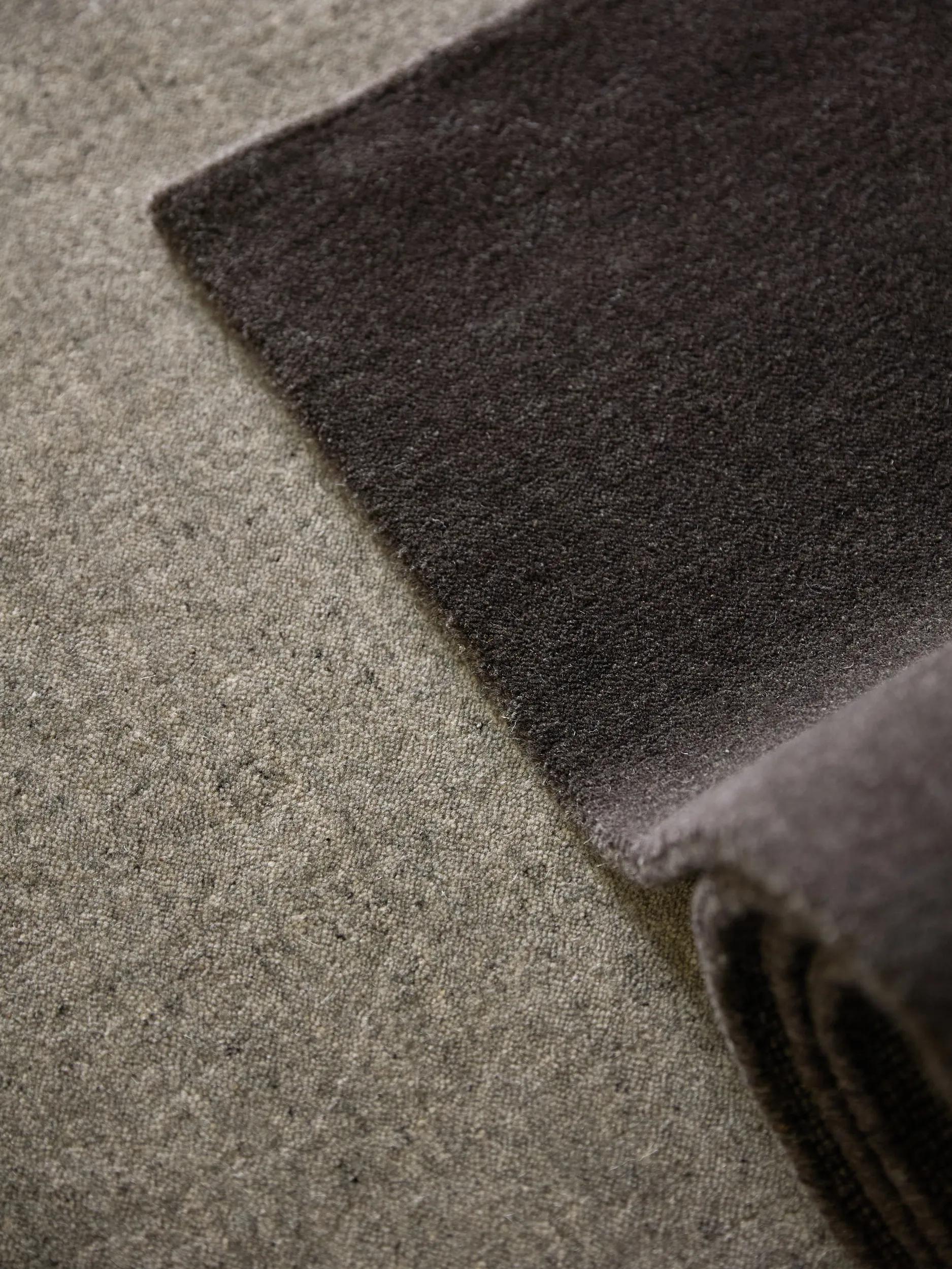 Wool Rug Vera Light Grey