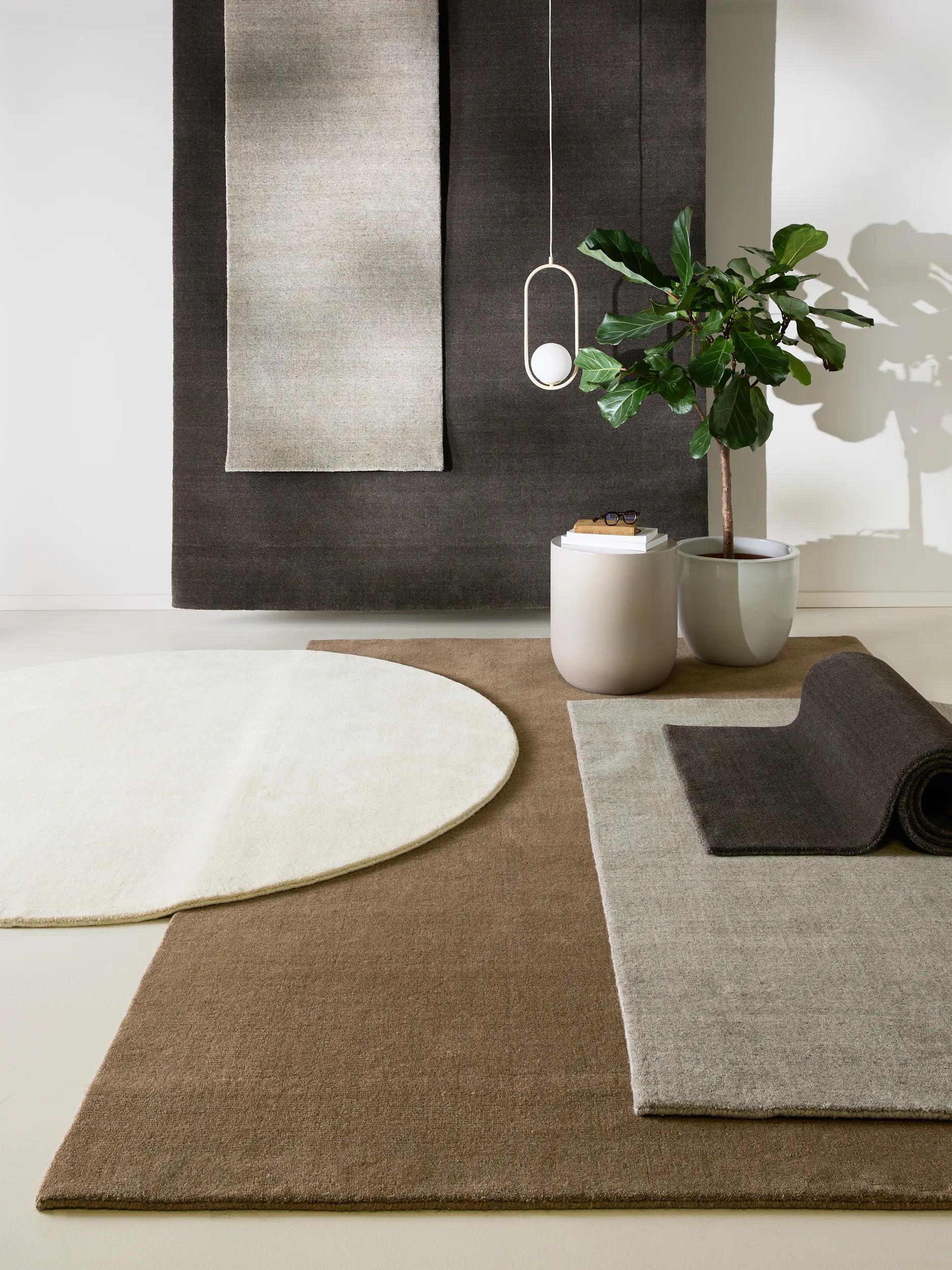 Wool Rug Vera Brown