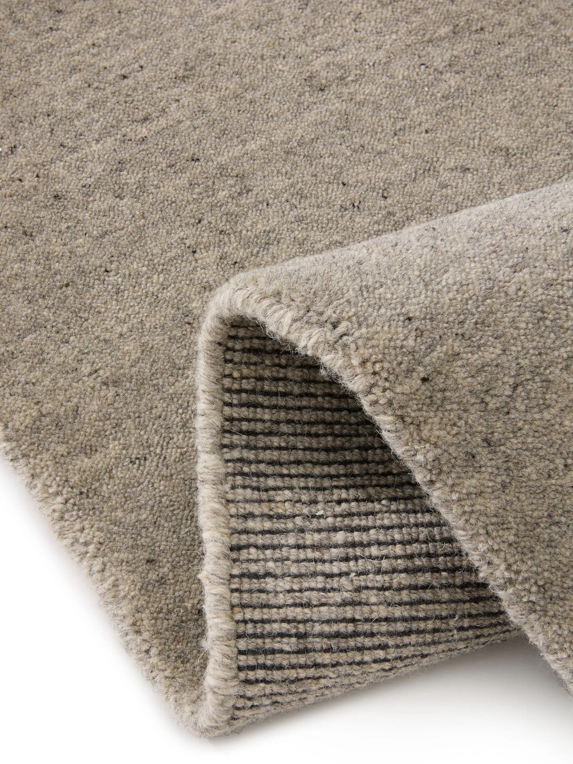 Wool Rug Vera Light Grey