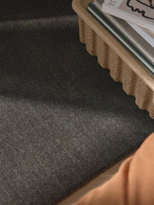 Coureur en laine Vera Marron/Gris