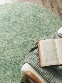 Round Rug Visconti Green