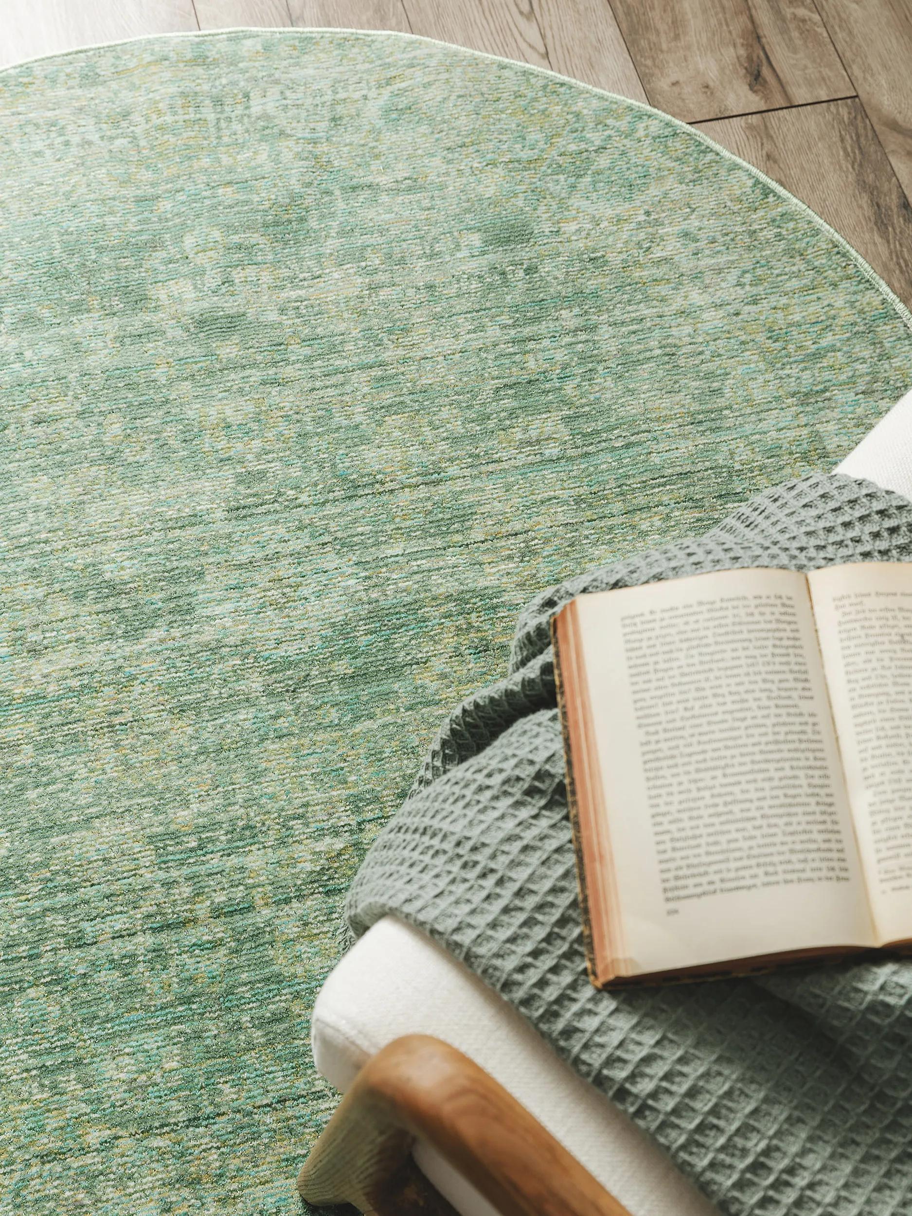 Round Rug Visconti Green