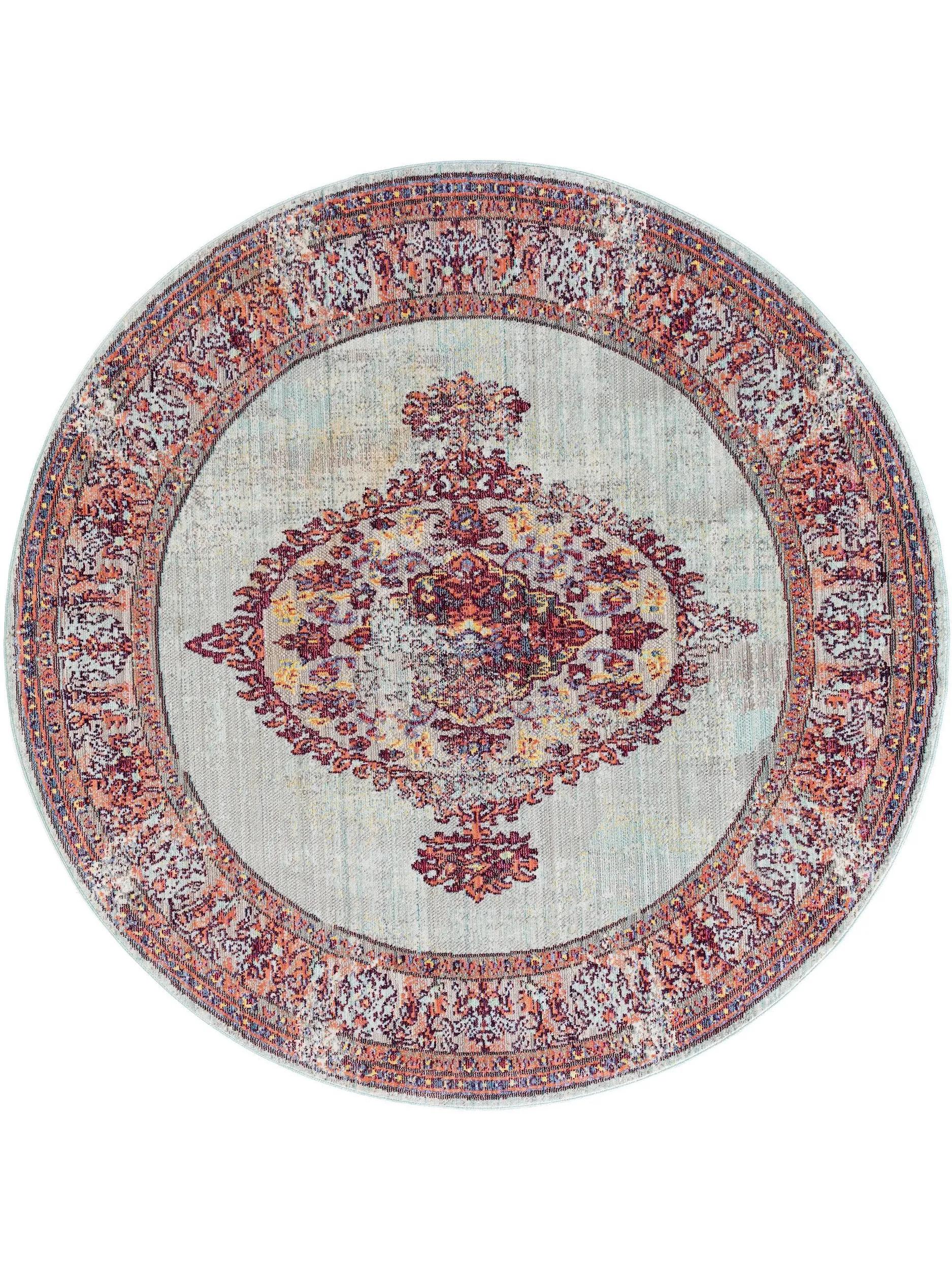 Tapis Visconti Multicolore/Bleu