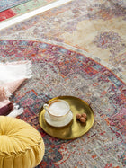 Tapis Visconti Multicolore/Bleu