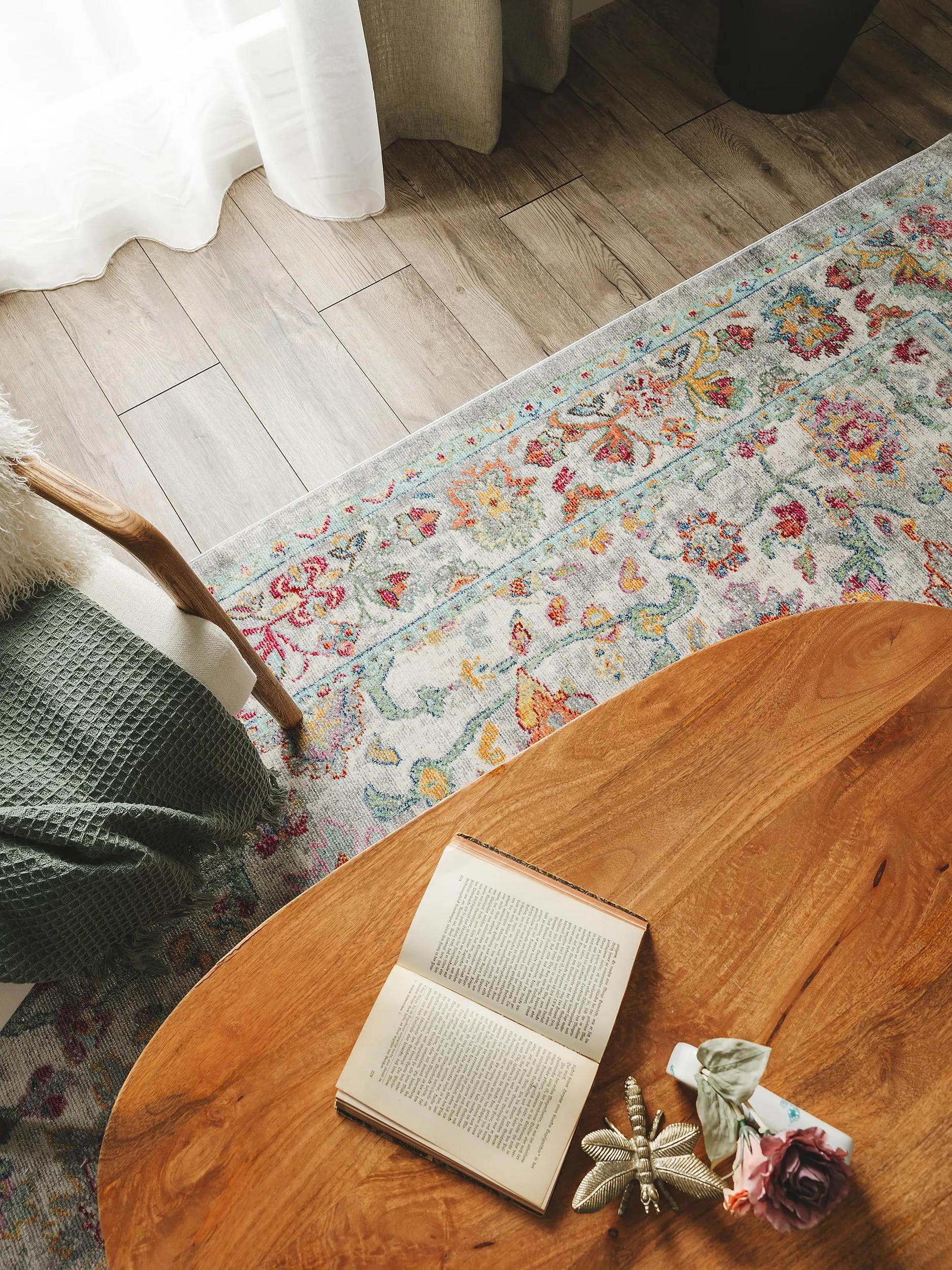 Tapis Visconti Multicolore/Gris