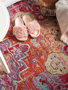 Rug Visconti Multicolour/Orange