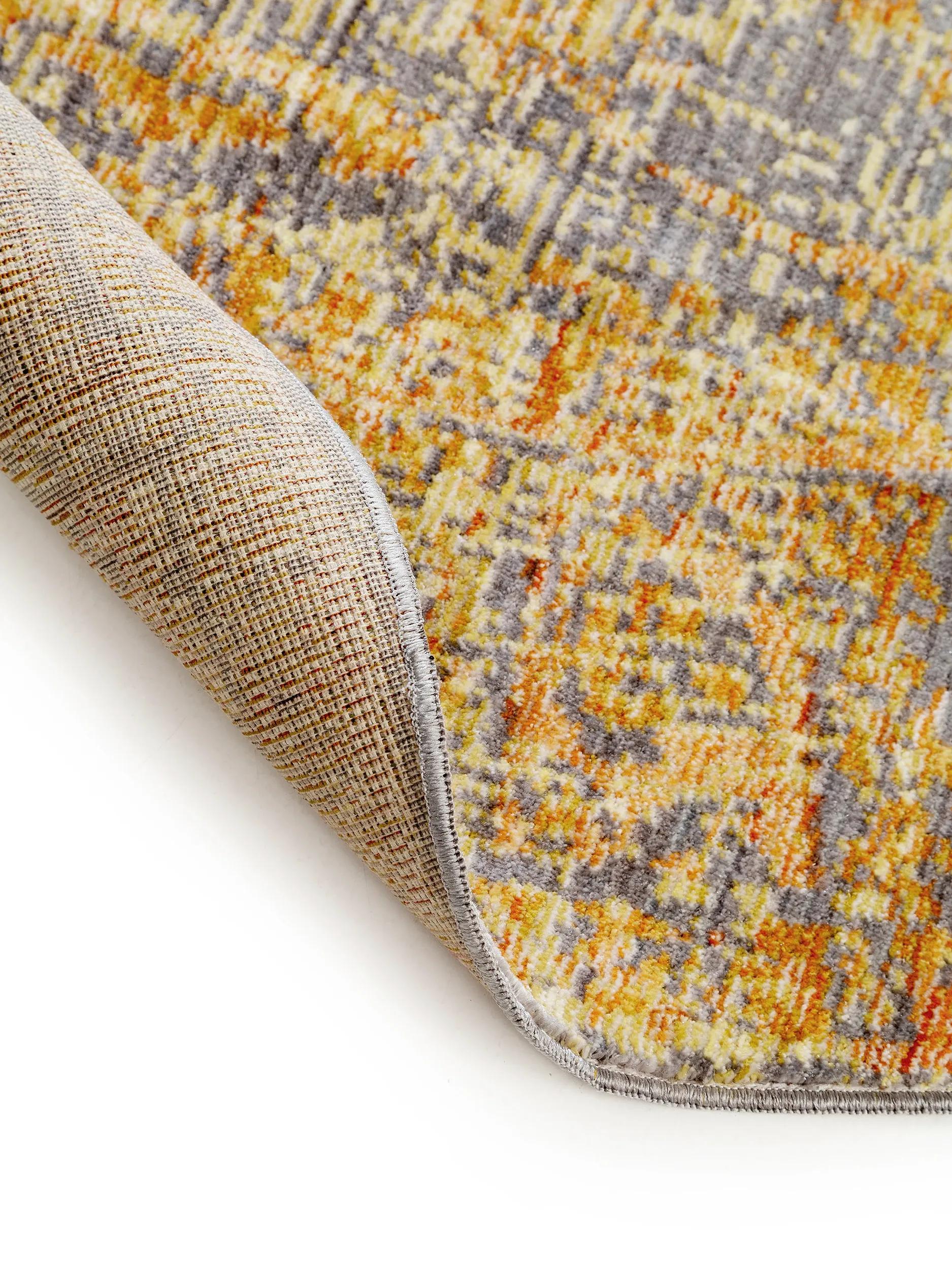 Round Rug Visconti Yellow