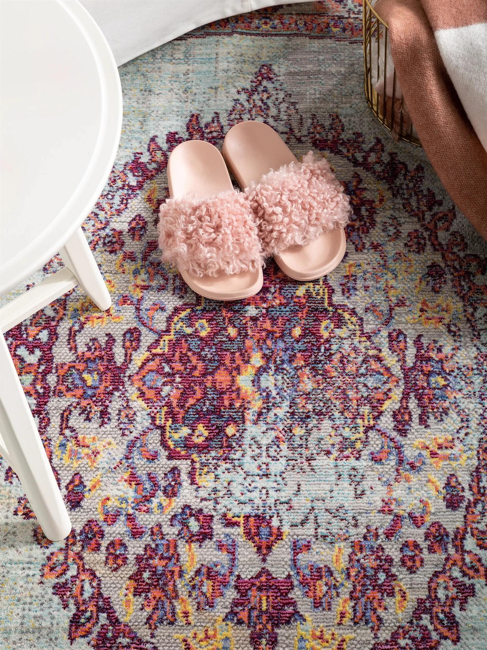 Tapis Visconti Multicolore/Bleu