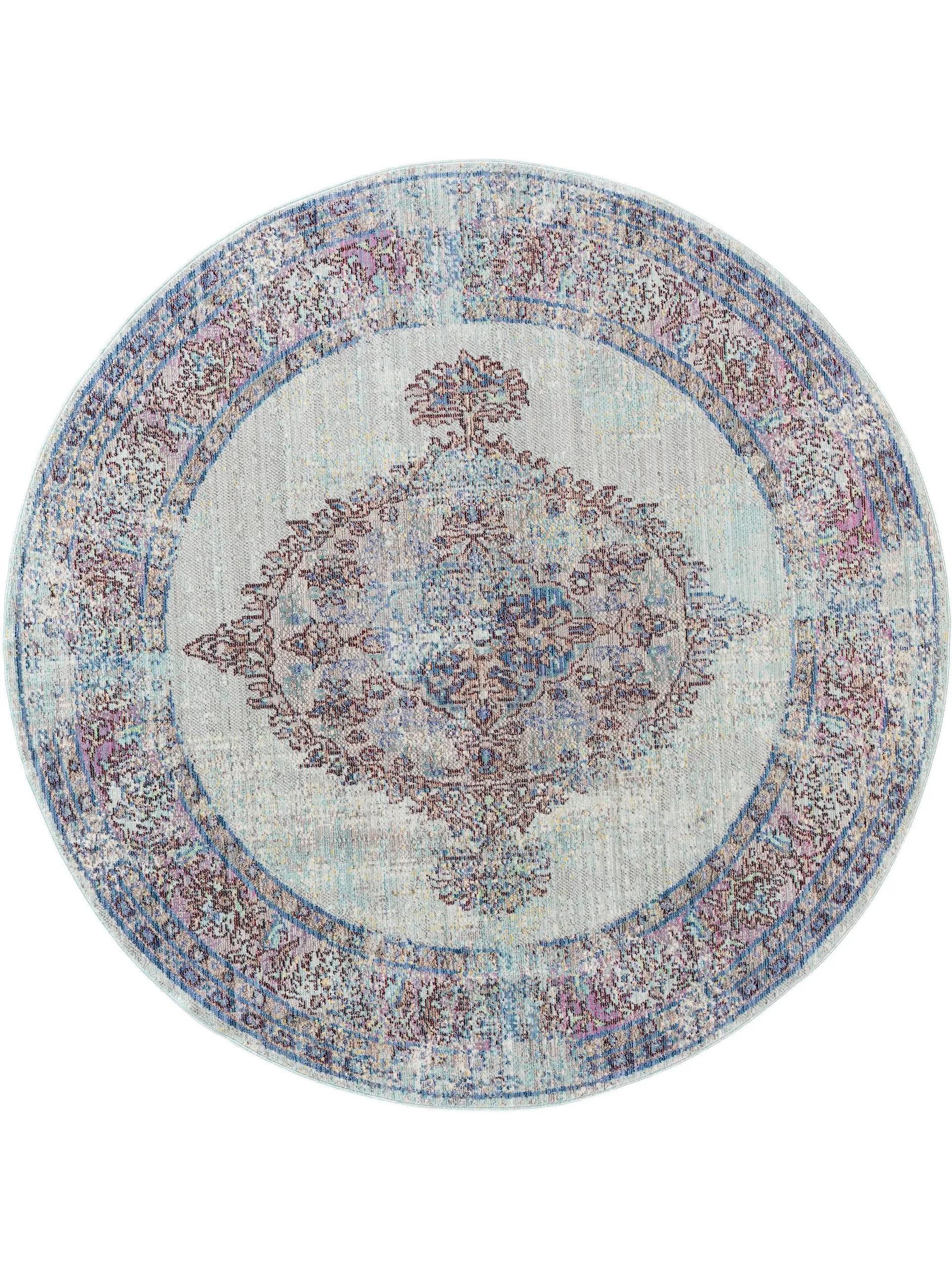 Tapis Visconti Bleu Clair