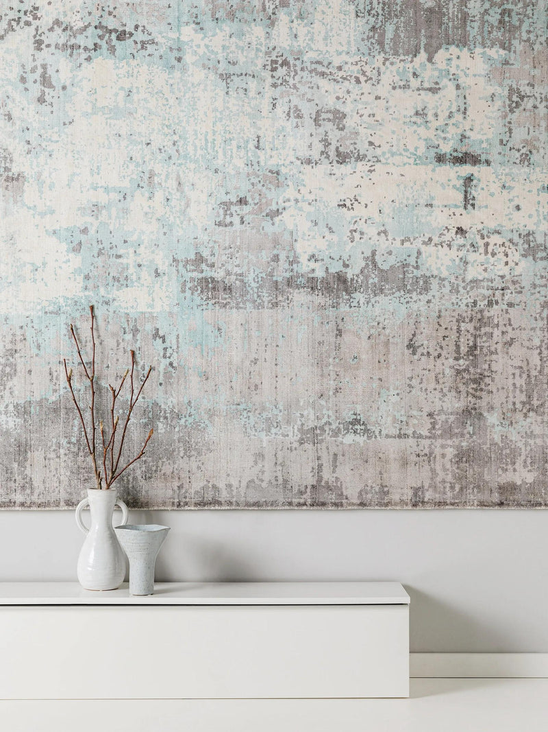 Viscose Rug Vito Light Blue