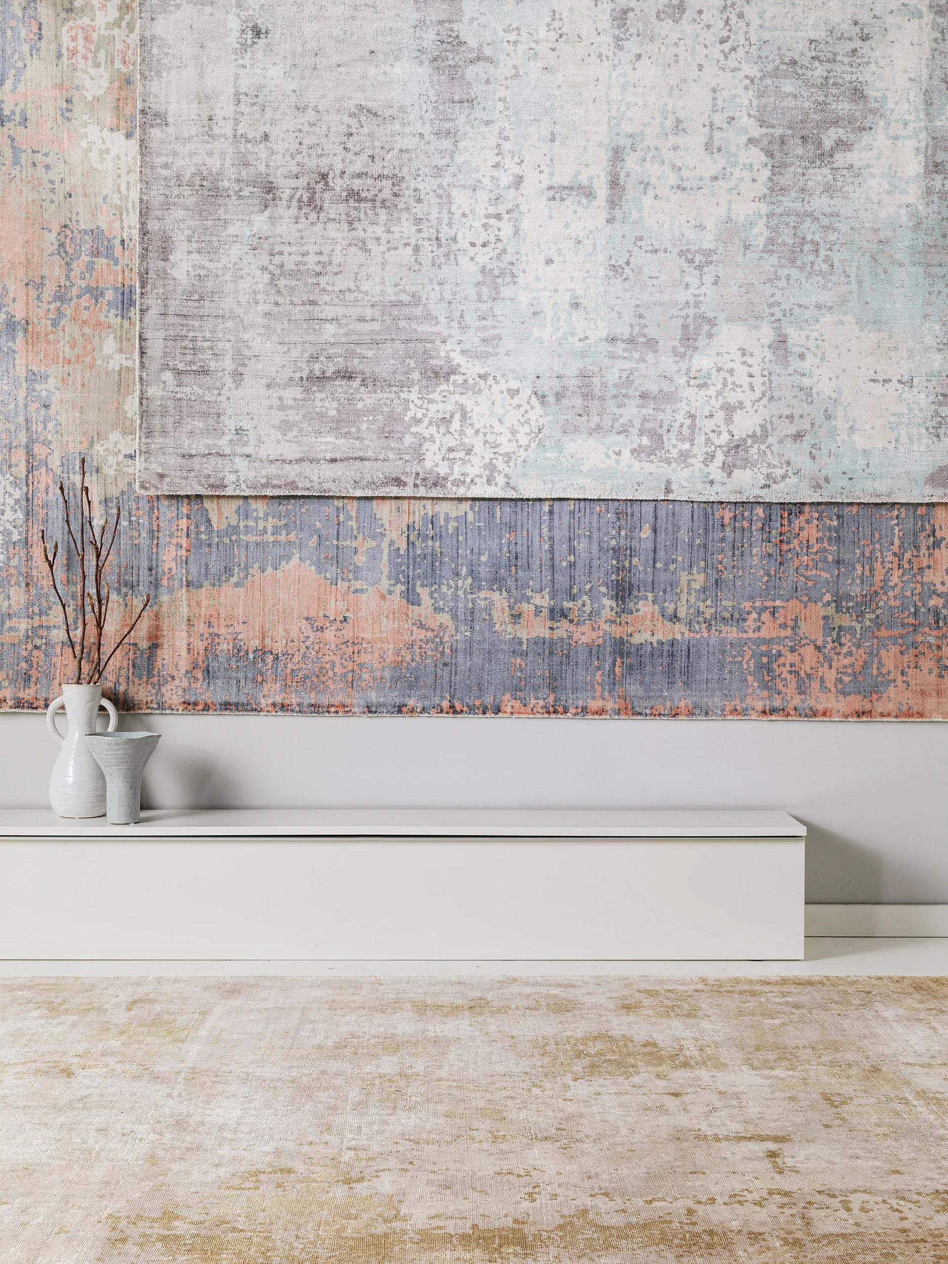 Viscose Rug Vito Light Blue
