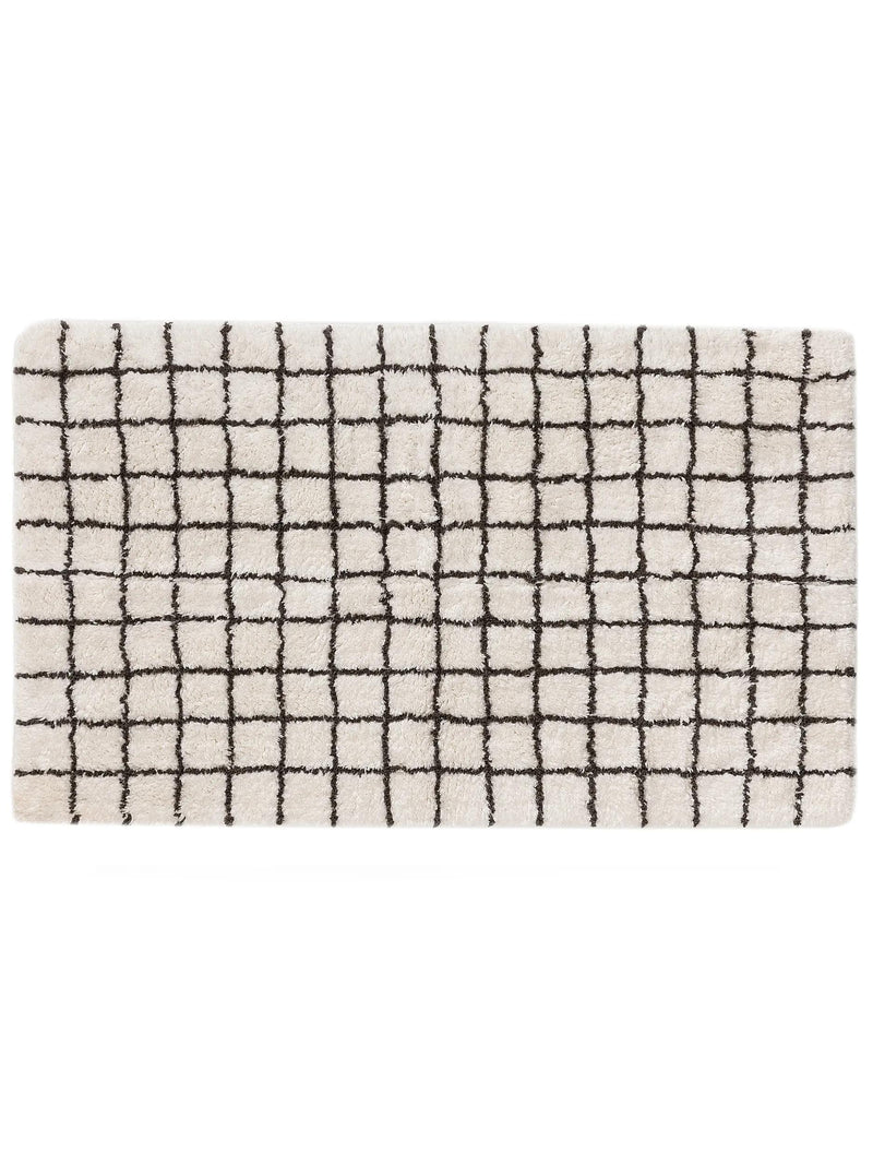 Bath Rug Wavu White