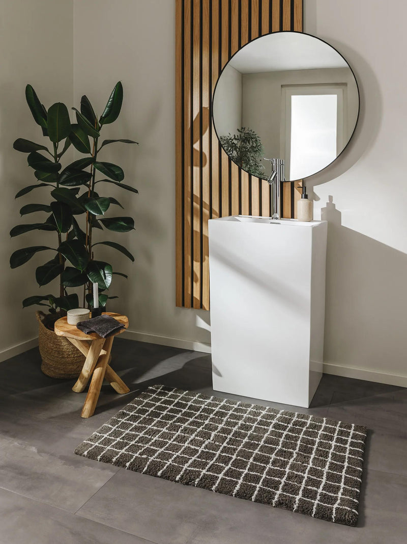 Bath Rug Wavu Grey