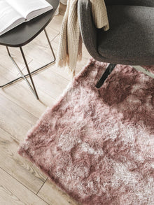 Shaggy rug Whisper Rose