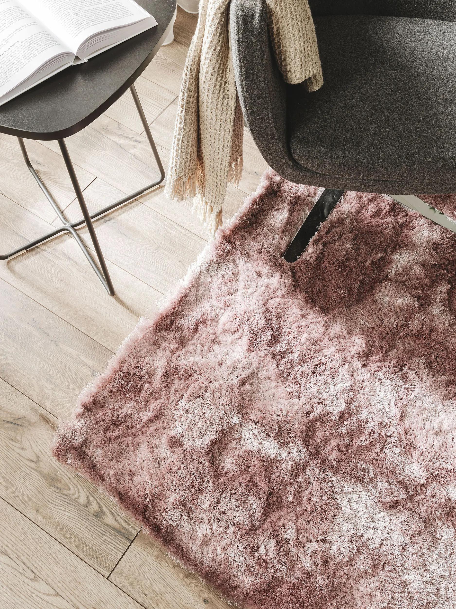 Shaggy rug Whisper Rose