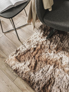 Shaggy rug Whisper Light Brown