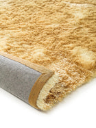 Tapis shaggy Whisper jaune