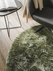 Shaggy rug Whisper Green