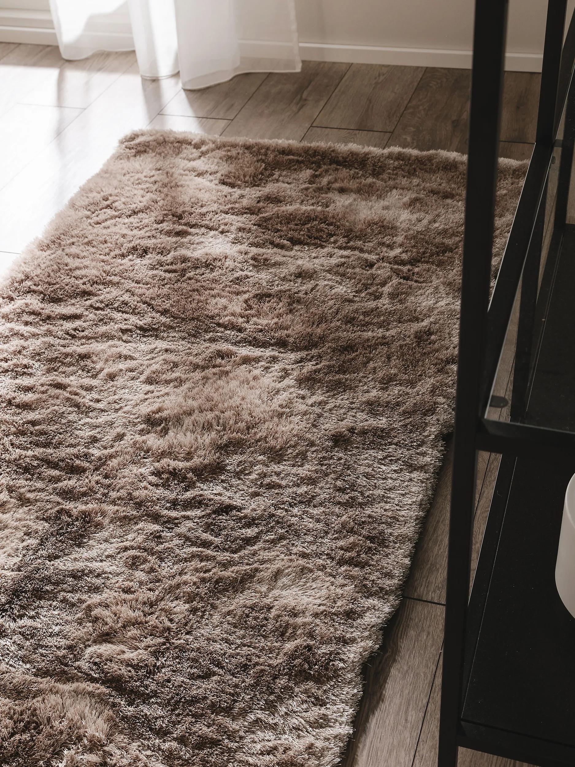 Tapis shaggy Whisper Marron clair