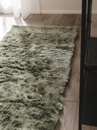 Shaggy rug Whisper Green