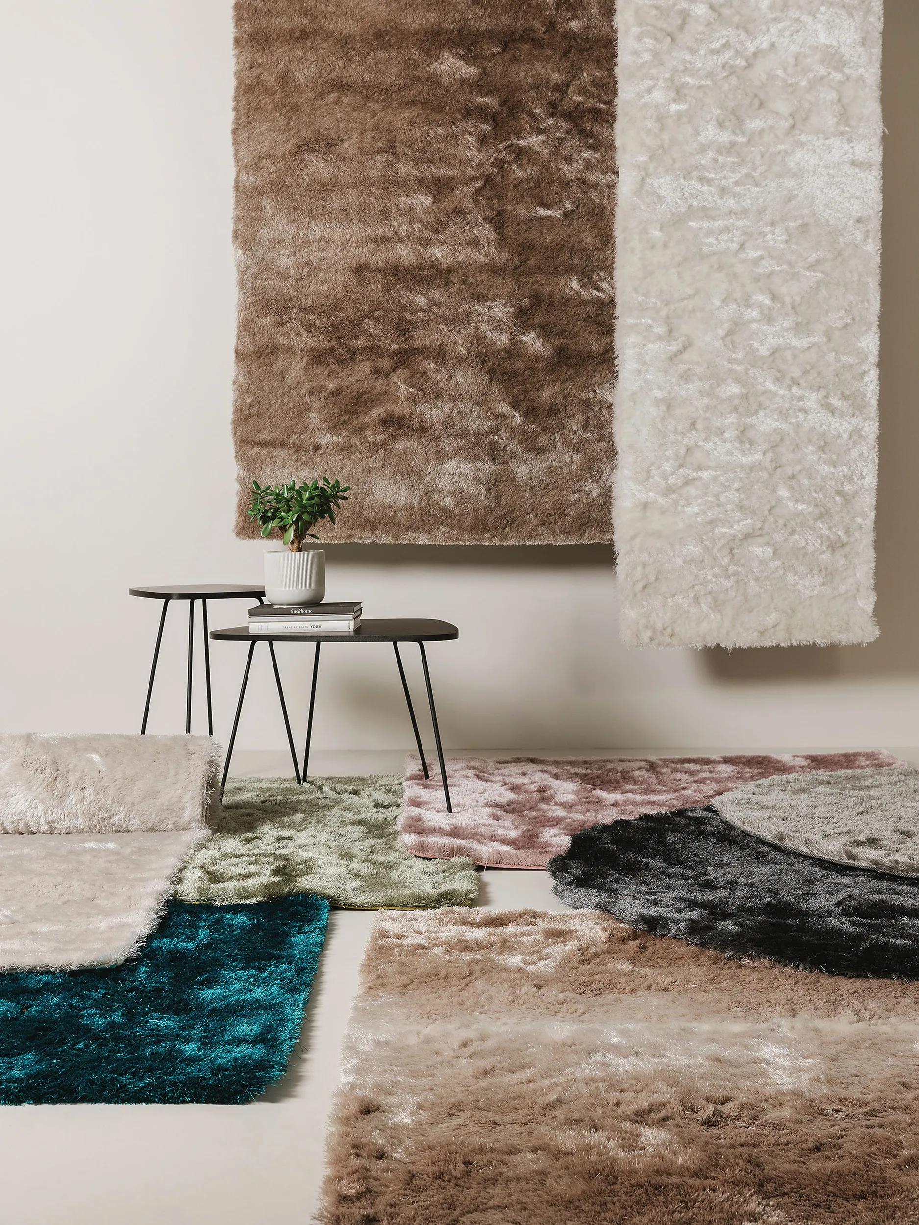 Shaggy rug Whisper Green