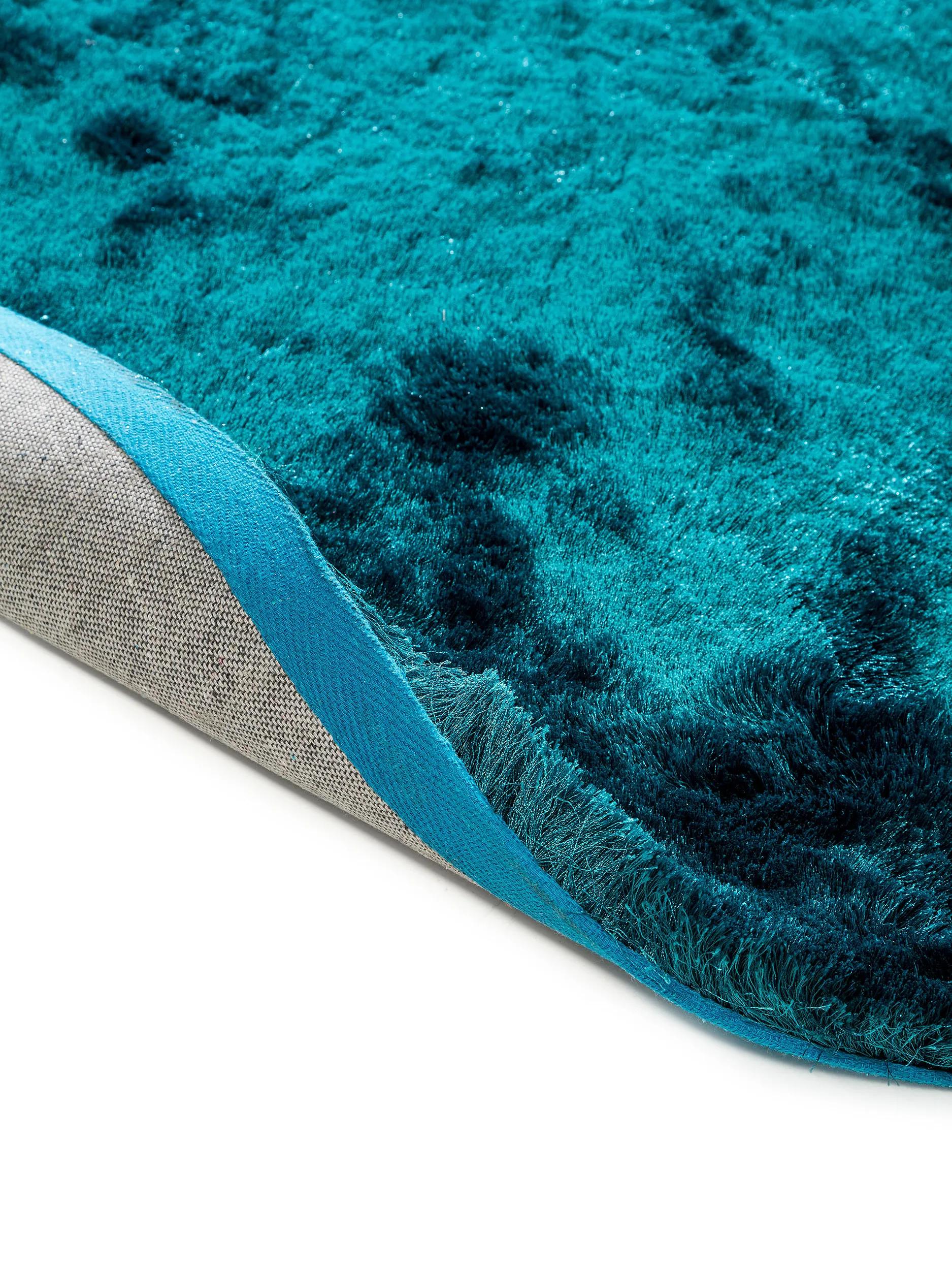 Shaggy rug Whisper Turquoise