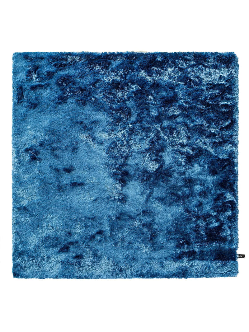 Shaggy rug Whisper Blue