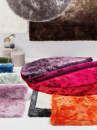 Tapis shaggy Whisper jaune