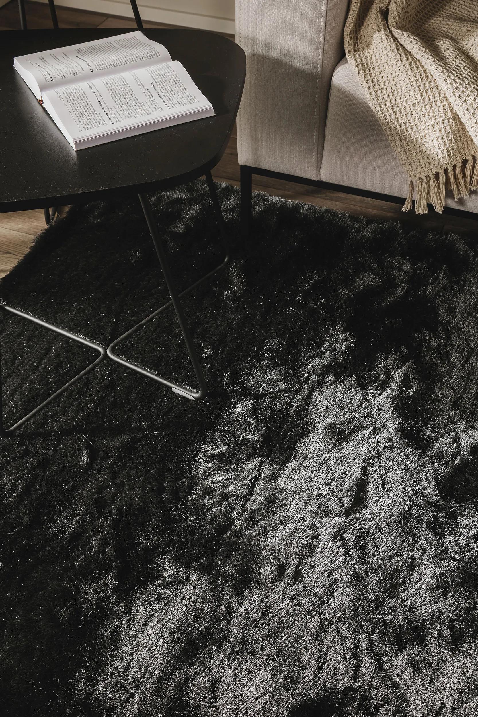 Shaggy rug Whisper Charcoal