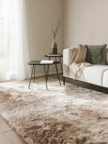 Shaggy rug Whisper Beige/Light Brown